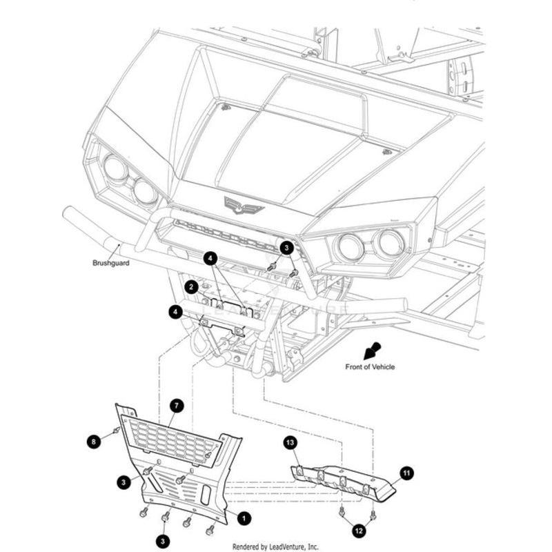 Frame Shield Front Lower by Arctic Cat
