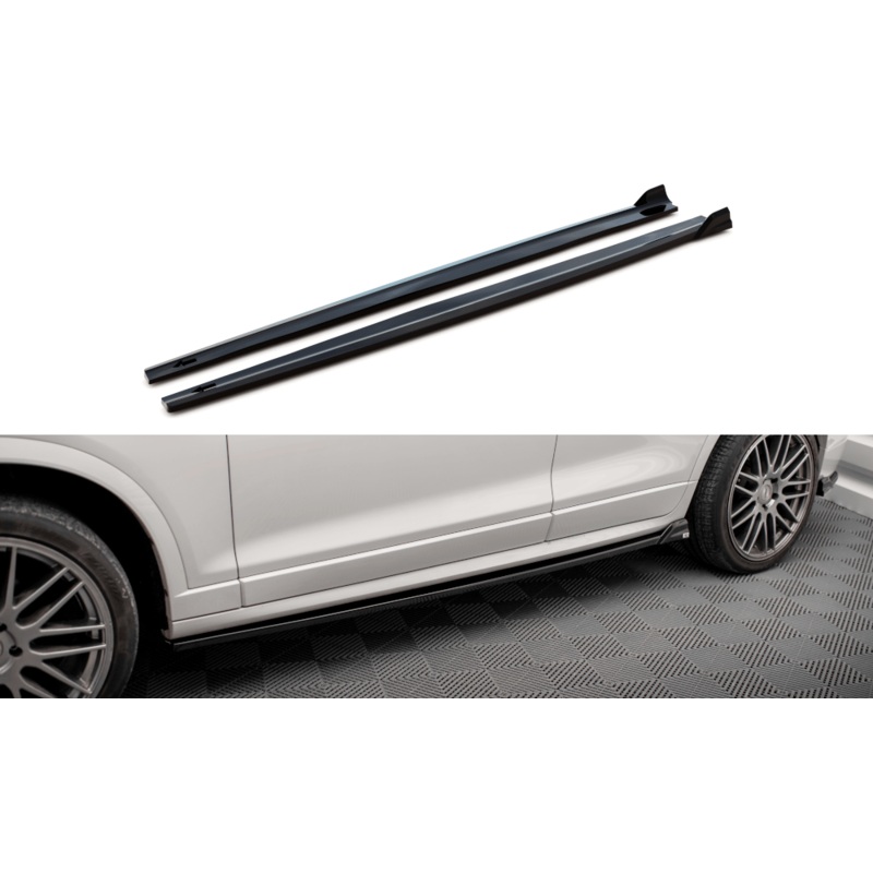 Maxton Design Side Skirts Diffusers BMW X3 M-Pack F25