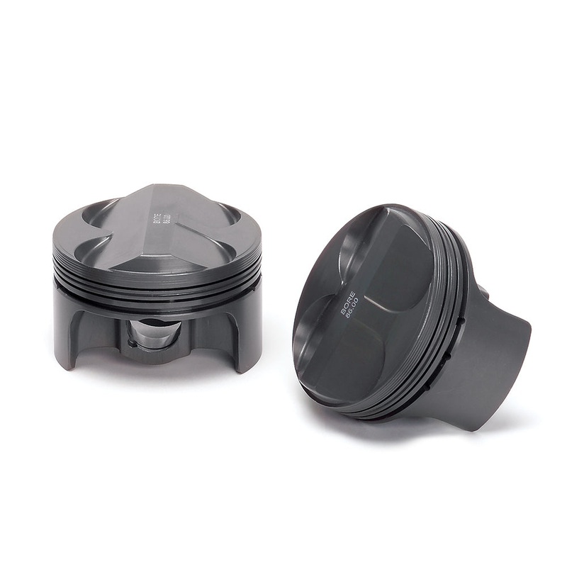 Supertech 84.5mm Bore / 1.181in CH +5.5cc Dome / 9.6:1 CR Pistons – Set of 4 | Multiple Acura/Honda Fitments (P4-H845-N2R)
