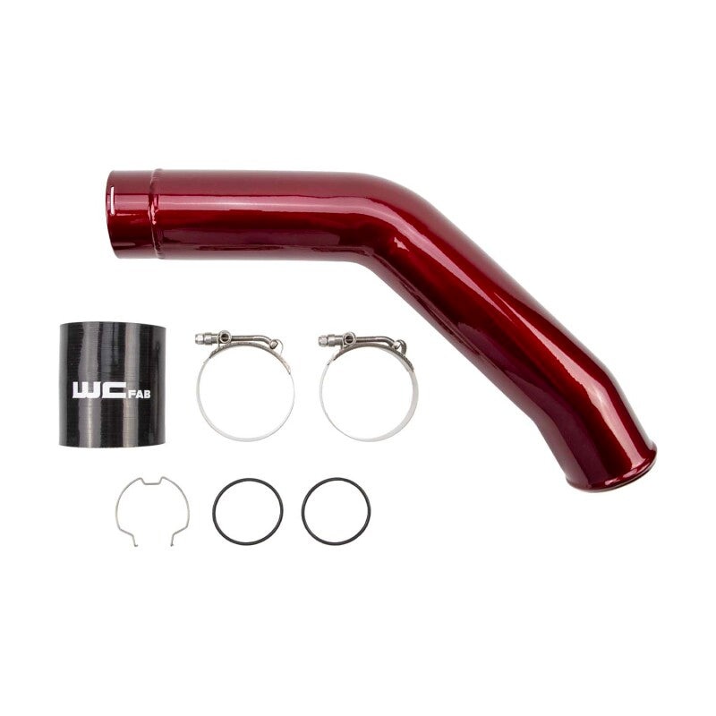 Wehrli 15-24 Ford 6.7L Power Stroke 3in Hot Side Intercooler Pipe – Candy Teal