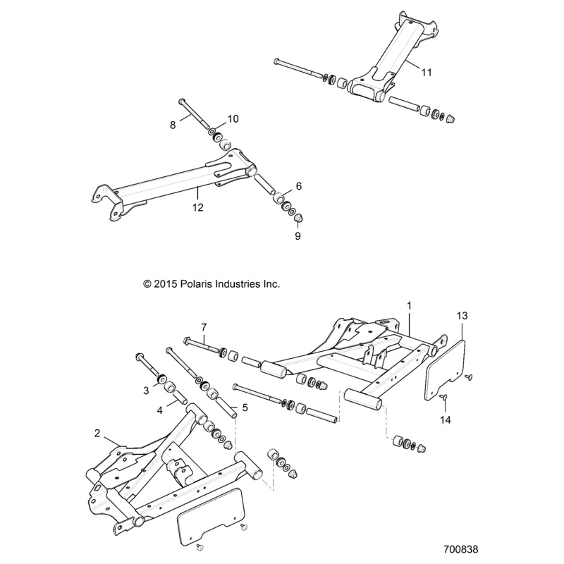 Weld-A-Arm,Rear,Upper,Rh,60,S.Gr by Polaris
