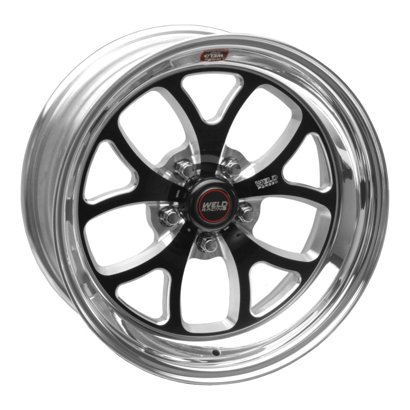 Weld S76 17×4.7 / 5×4.5 BP / 2.5in. BS Black Wheel (Low Pad) – Non-Beadlock
