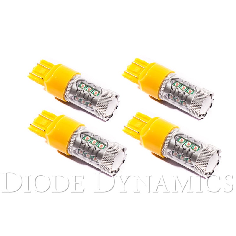 7443 LED Bulb XP80 LED Amber Set of 4 Diode Dynamics