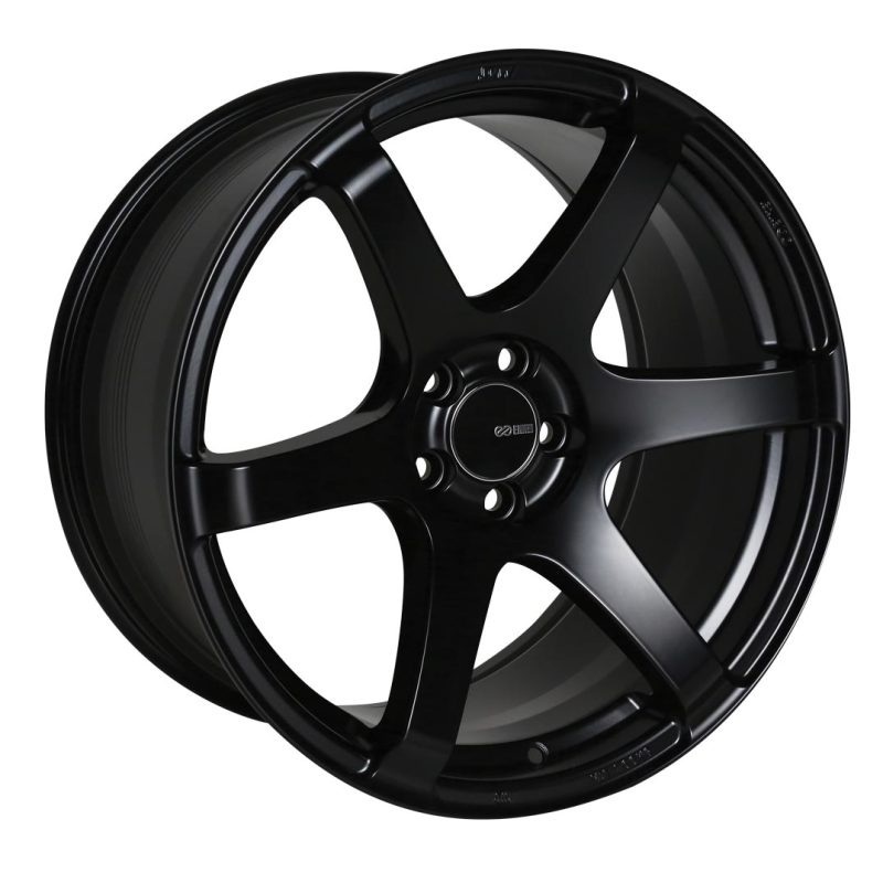 Enkei T6S 18×8.5 50mm Offset 5×114.3 Bolt Pattern 72.6 Bore Matte Black Wheel