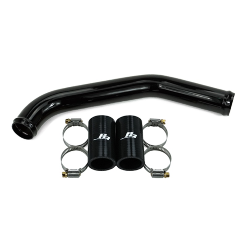 PHR Upper Radiator Pipe, for VVT-i motor, for PHR Billet upper waterneck- Gloss black powder coat