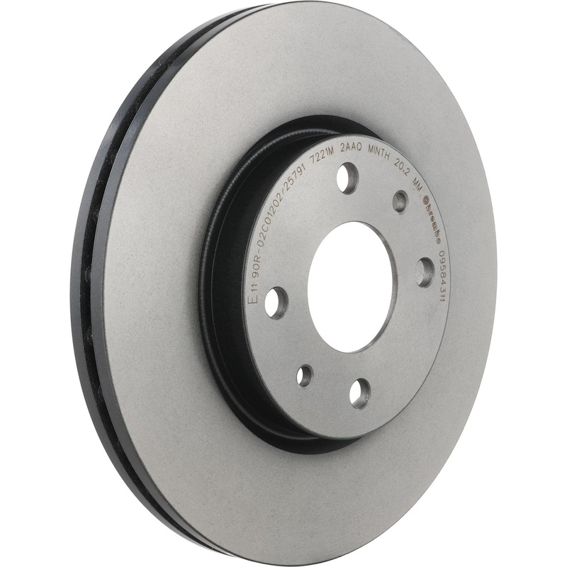 PRIME UV Coated Front Disc Brake Rotor – 09.5843.11
