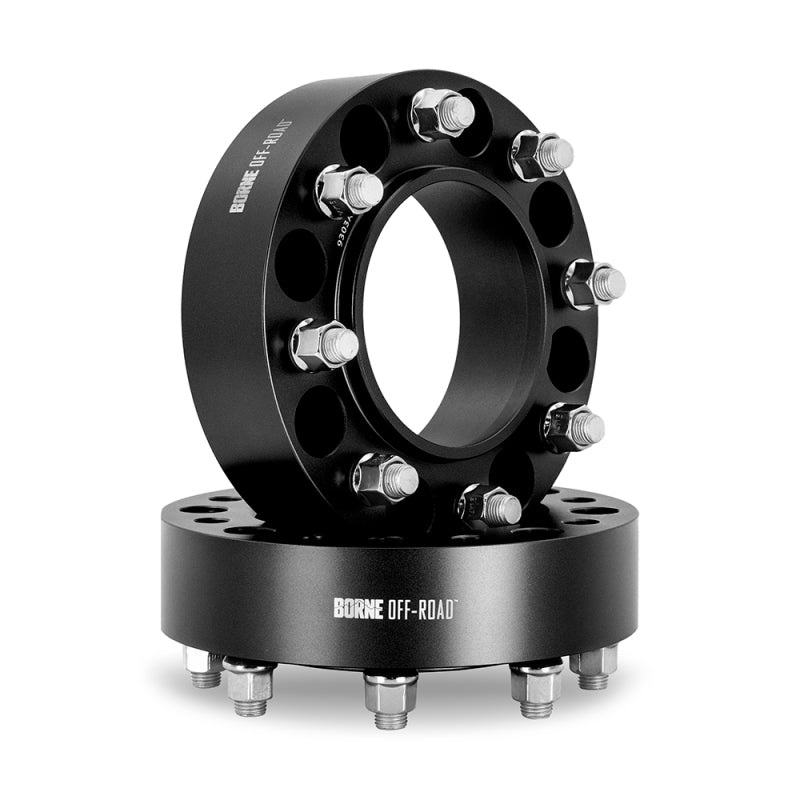 Mishimoto Borne Off-Road Wheel Spacers – 6×139.7 – 93.1 – 50mm – M12 – Black