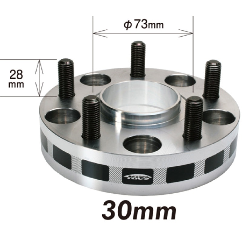 Project Kics 30mm Thick 12×1.50 67mm Hub 5-114.3 Wide Tread Spacers
