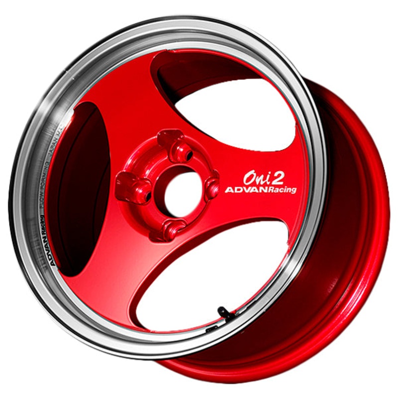 Advan Oni2 Wheel – 15×5.5 +45 | 4×100 | Machining & Racing Candy Red