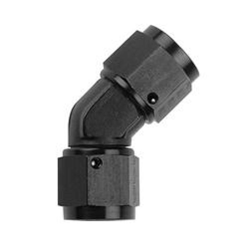 Fragola -16AN x 45 Degree Female Coupler – Black