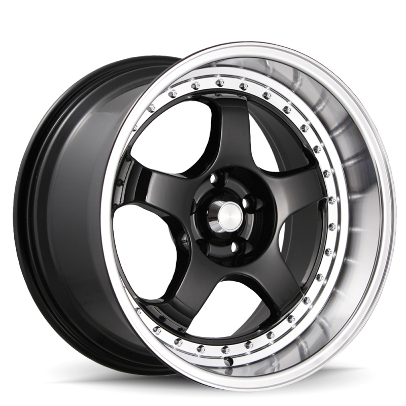 Konig SSM 18×10 5×114.3 ET15 Gloss Black w/ Machined Lip