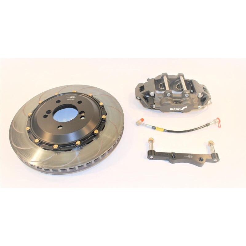 Alcon BMW E46 M3 4 Piston 355x32mm Front Race Kit – Anodized
