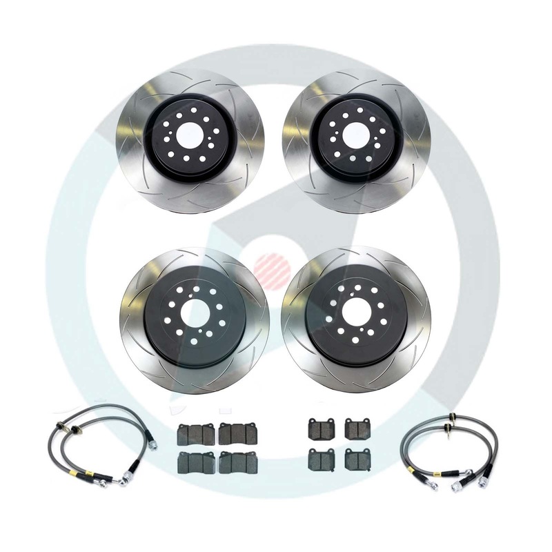 DBA T2 Street Brake Rotor Package Deal – Choice of Pads – 16-21 WRX w/ Eyesight