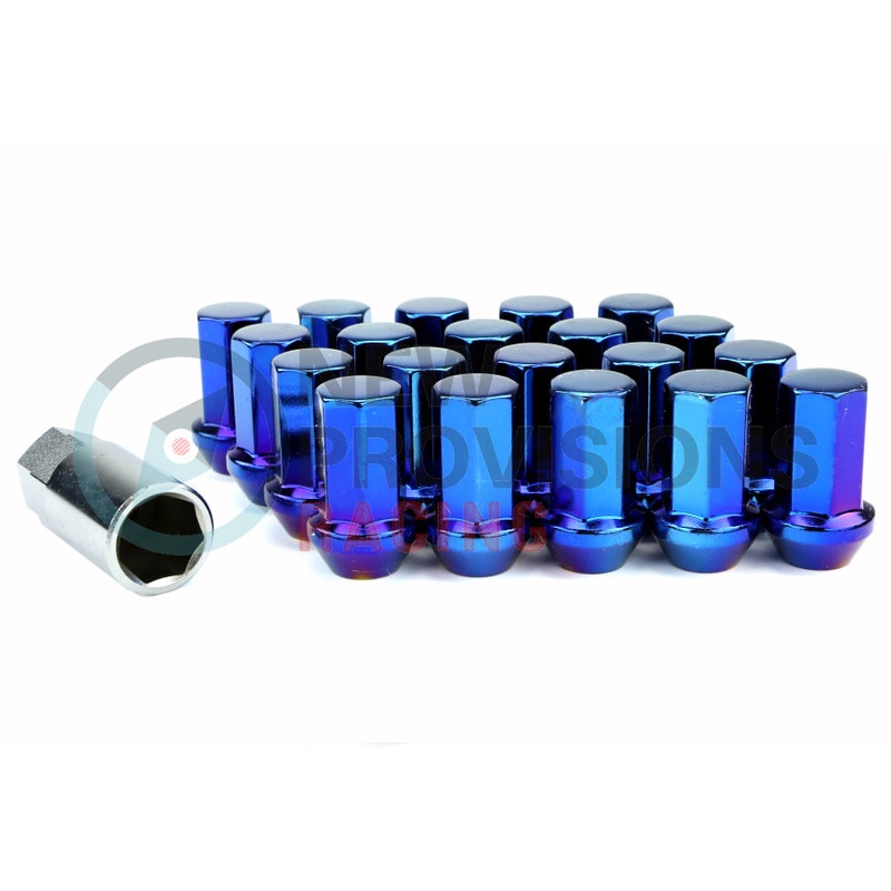 Project Kics M12x1.50 Blue Titanium Closed End Lug Nuts – Universal