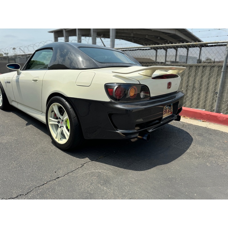 S2000 ASM Style DRY Carbon Rear Aero Bumper