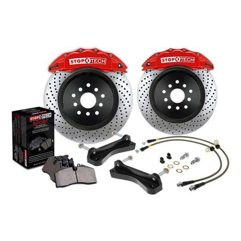 StopTech 09-13 A4 including Quattro Sedan / 08-12 A5 Slotted Sport Brake Kit