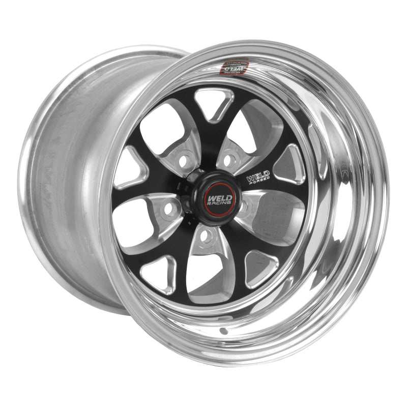 Weld S76 15×3.5 / 5×4.75 BP / 1.63in. BS Black Wheel (Low Pad) – Non-Beadlock