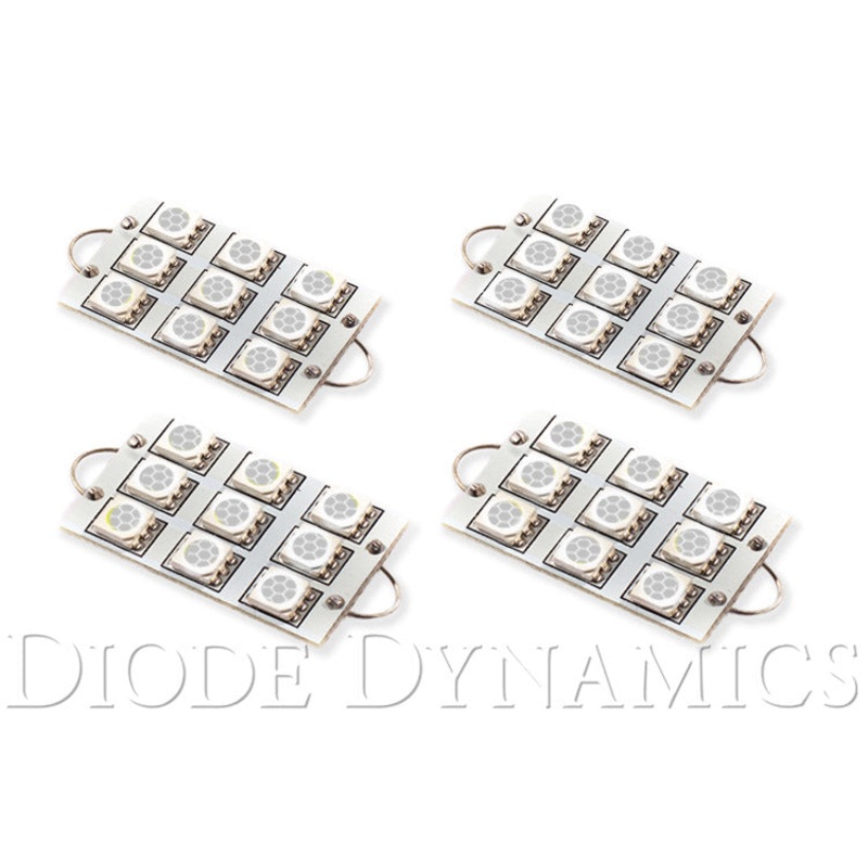 44mm SML9 LED Bulb Amber Set of 4 Diode Dynamics
