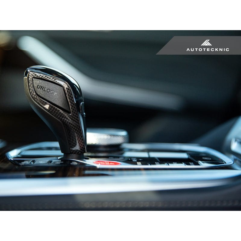 AutoTecknic Carbon Fiber Gear Selector Side Trims – F40 1-Series | F44 2-Series Gran Coupe