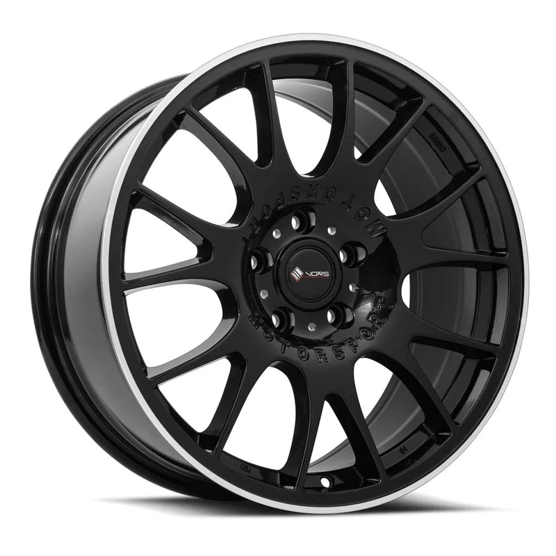 VORS TR14 19″ 5×114.3 Black w/ Machined Ring