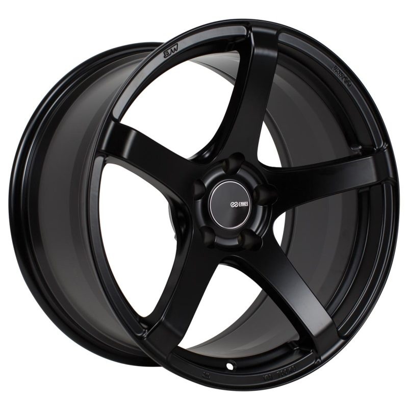 Enkei Kojin 17×9 45mm Offset 5×114.3 Bolt Pattern 72.6mm Bore Dia Matte Black Wheel *MOQ of 40*
