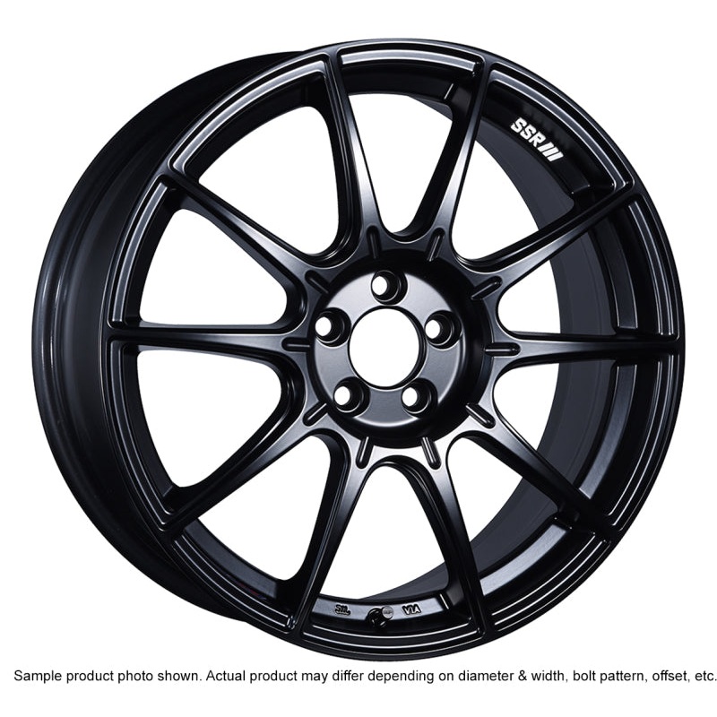 SSR GTX01 19×8.5 5×114.3 38mm Offset Flat Black Wheel 11+ WRX / 08+ STI / 11+ tC / 93-98 Supra