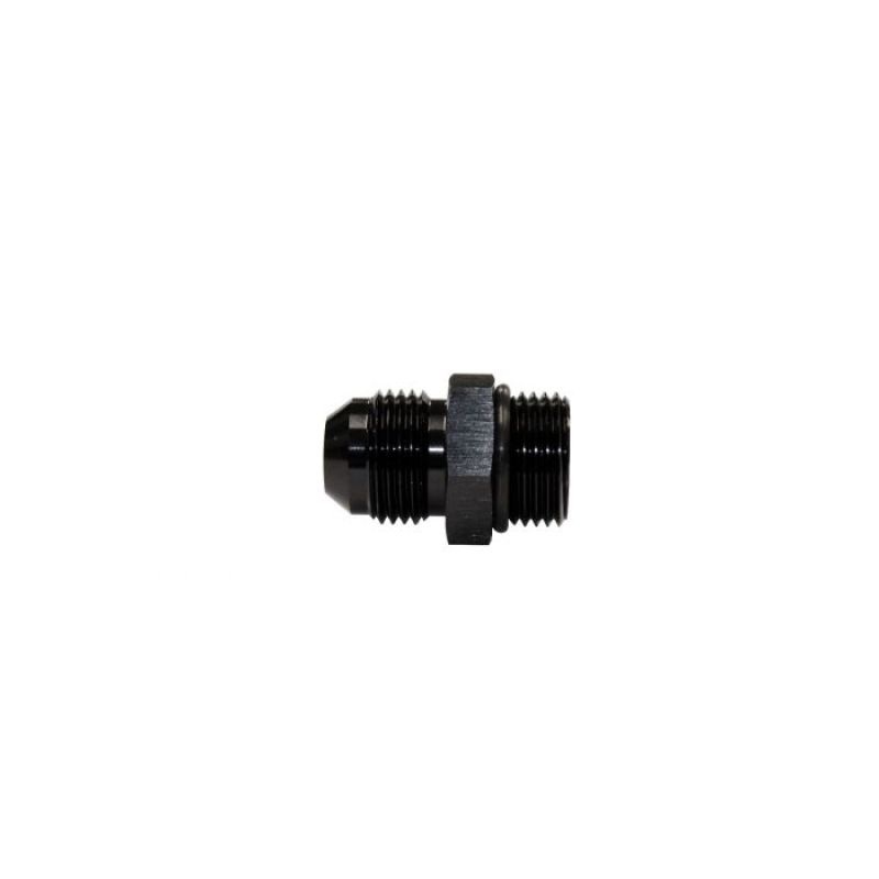 Fleece Performance Universal -8AN to 3/4in-16 Straight Male w/ O-Ring – Black