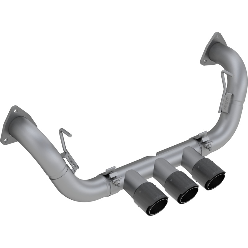 MBRP 2.5-Inch Armor Pro Race Profile Triple Rear Exit Cat-Back Exhaust with Carbon Fiber Tips | 2017 – 2022 Acura NSX (S49003CF)