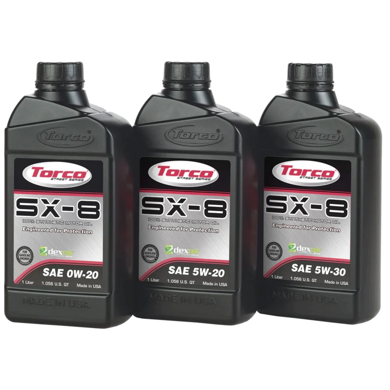 TORCO SX-8 100% SYNTHETIC ENGINE OIL 0W-20