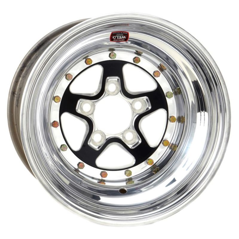 Weld Alumastar 2.0 15×8 / 5×4.5 BP / 4in BS Black Wheel – Non-Beadlock