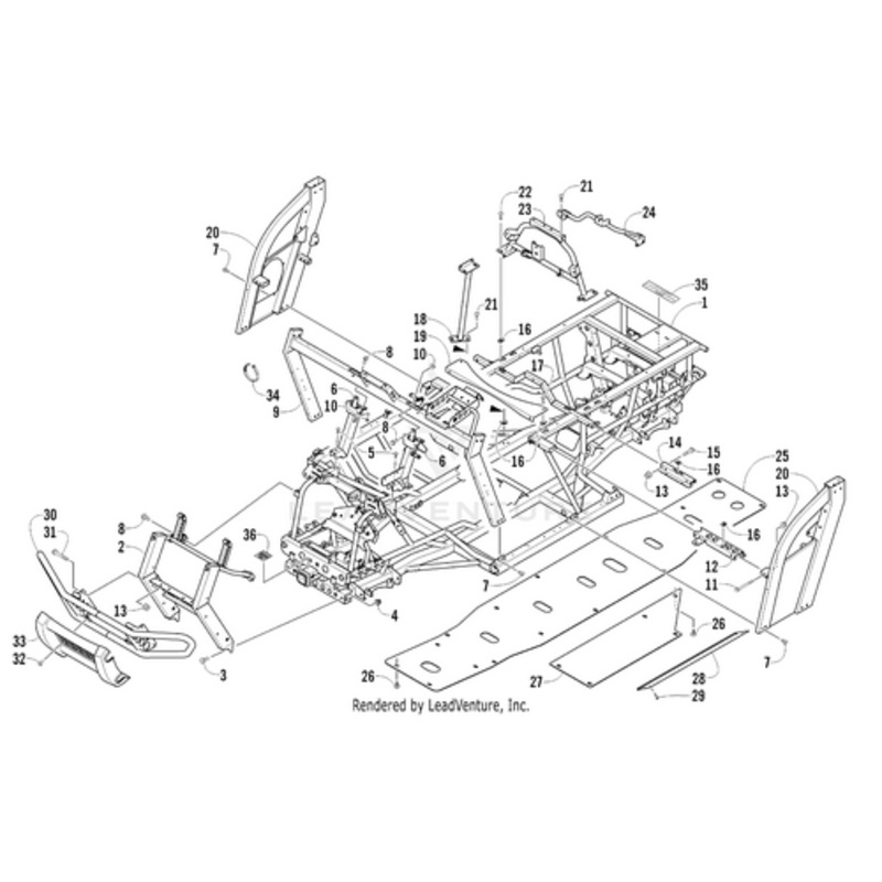 Bracket Front Seat by Arctic Cat