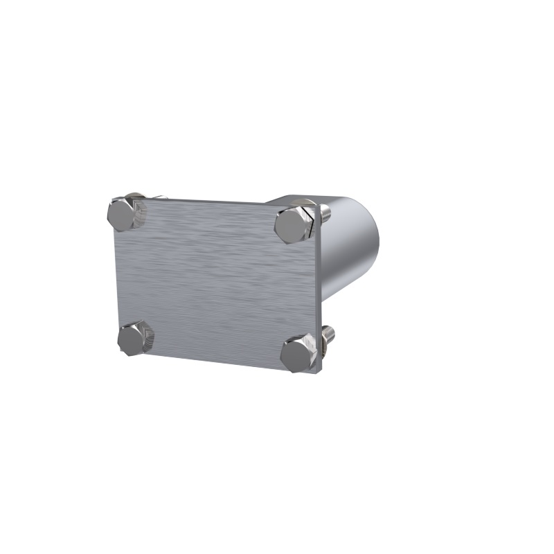 QTP 3in Weld-On QTEC Low Profile Conncetion Oval Tube Kit