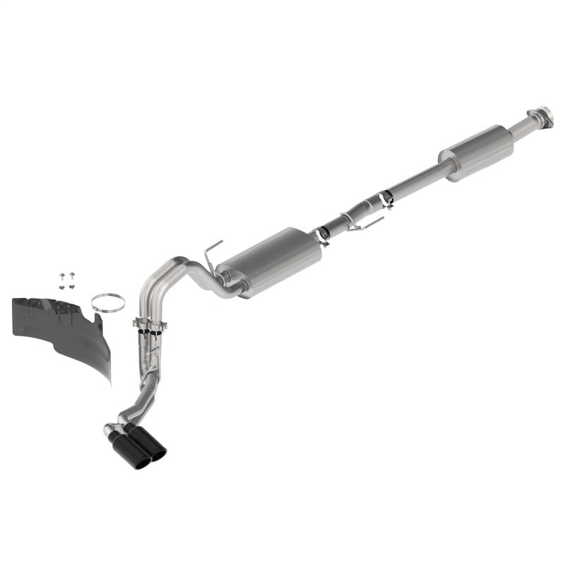 Ford Racing 21-22 F-150 2.7L/3.5L/5.0L Side Exit Touring Exhaust – Black Tips