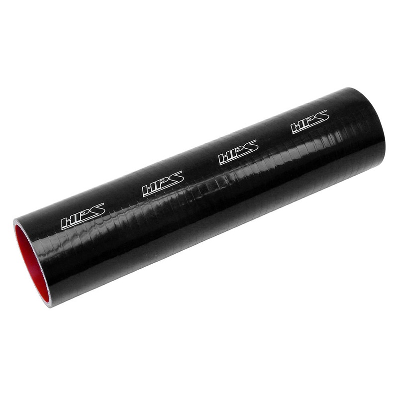 HPS 3-1/2″ 4-ply Reinforced Silicone Straight Coupler Hose | Universal (HTST-350-BLK)