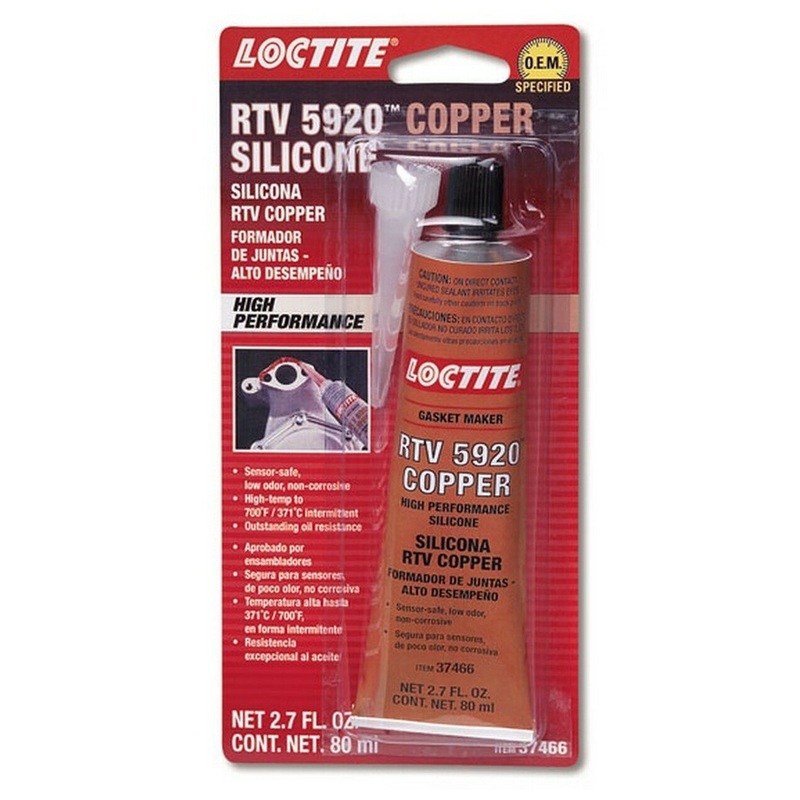 Loctite RTV 5920 Copper High Performance Silicone , 80 ml tube