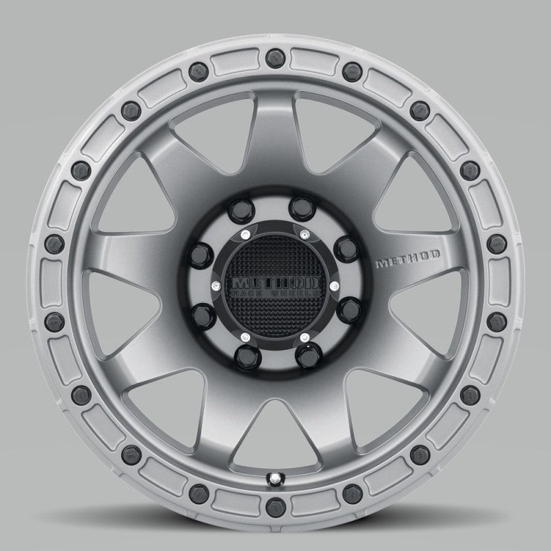 Method MR317 18×9 +18mm Offset 8×6.5 130.81mm CB Matte Titanium Wheel | MR31789080818