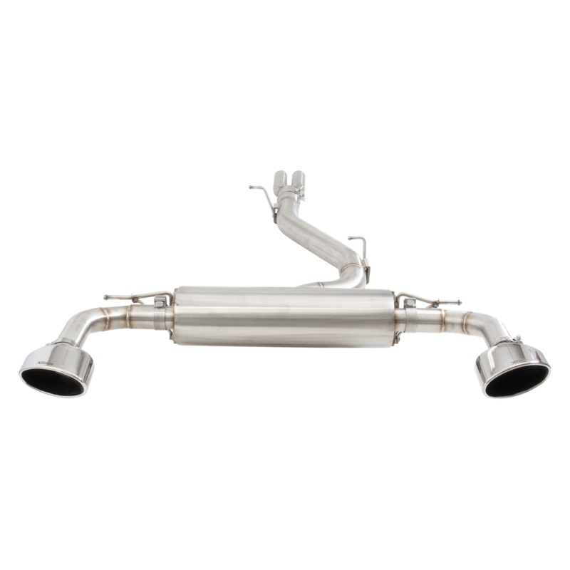 XForce Twin 2.5″ to 3″ Stainless Steel Cat-Back Exhaust With Varex Muffler – 8V RS3 Hatch