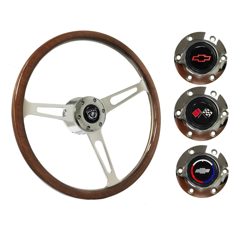 1990-2005 Corvette Steering Wheel Kit | Deluxe Walnut Wood | ST3554