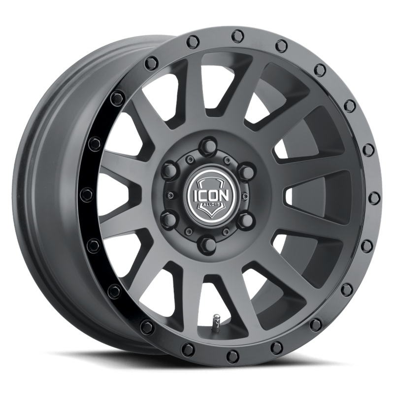 ICON Alloys Compression 17″ 6×139.7 Double Black