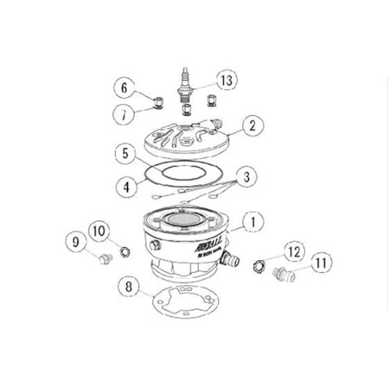 5. PRD-2008 Inner Head O-Ring (61.6×2.62mm)*