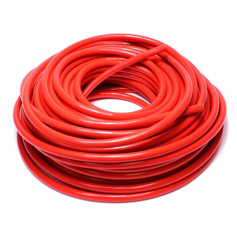 HPS 1/4″ Reinforced Silicone Heater Hose Tubing | Universal (HTHH-025-RED)