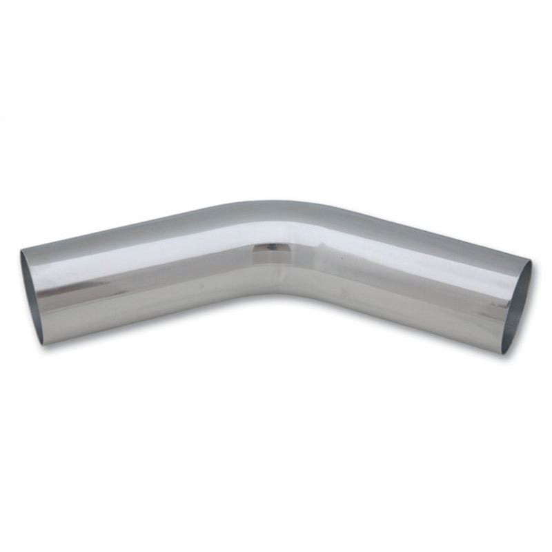 Vibrant 2.75in O.D. Universal Aluminum Tubing (45 degree bend) – Polished
