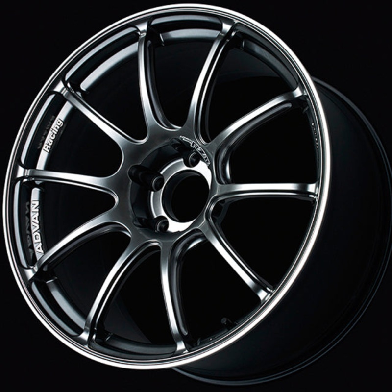 Advan RZII Wheel – 18×9.5 +45 | 5×114.3 | Racing Hyper Black & Ring