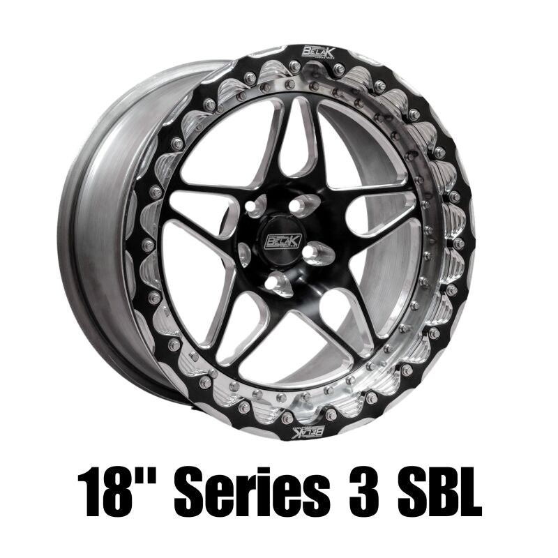 Belak 18×6 / 2.75in BS / 5×4.75 BP / High Pad / Series 3 Wheel – Non-Beadlock