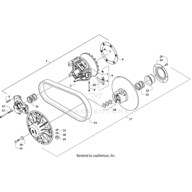 Clutch Roller .995 Od X .450 by Arctic Cat