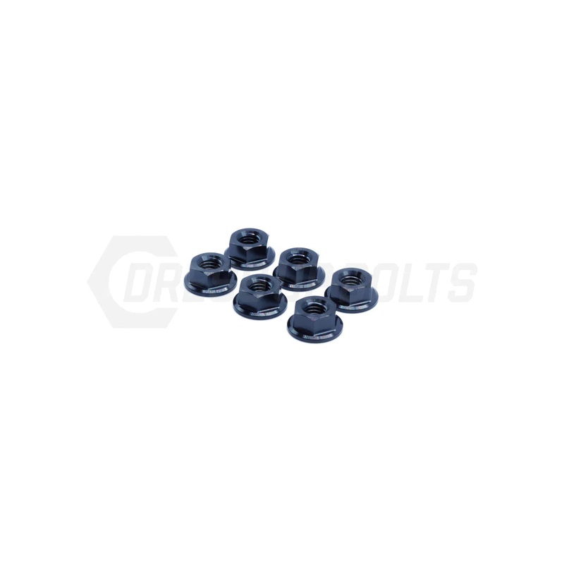 Dress Up Bolts [22-25 WRX] Stage 1 Titanium Hardware Hood Kit | Blue | SUB-040-Ti-BLU