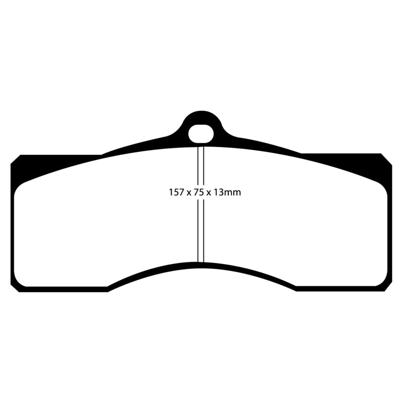 EBC 68-69 Chevrolet Camaro (1st Gen) 4.9 Bluestuff Front Brake Pads