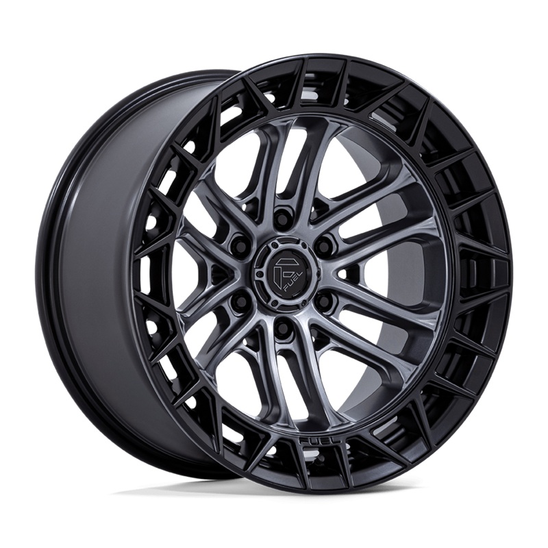 Fuel Wheels FC874 Celsius 17″ 6×135 Matte Gunmetal W/ Matte Black Lip