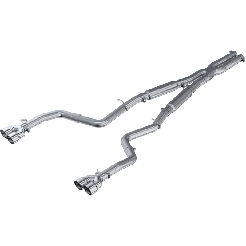 MBRP 3-Inch Armor Lite Street Profile Quad Rear Exit Cat-Back Exhaust with Stainless Steel Tips | 2015 – 2016 Dodge Challenger (S7115AL)