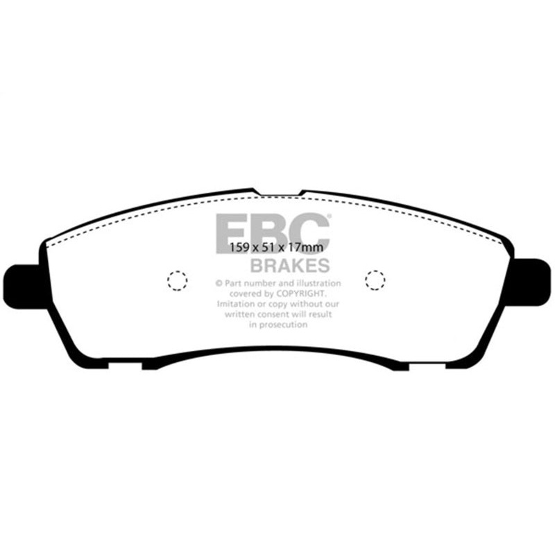 EBC 00-02 Ford Excursion 5.4 2WD Yellowstuff Rear Brake Pads